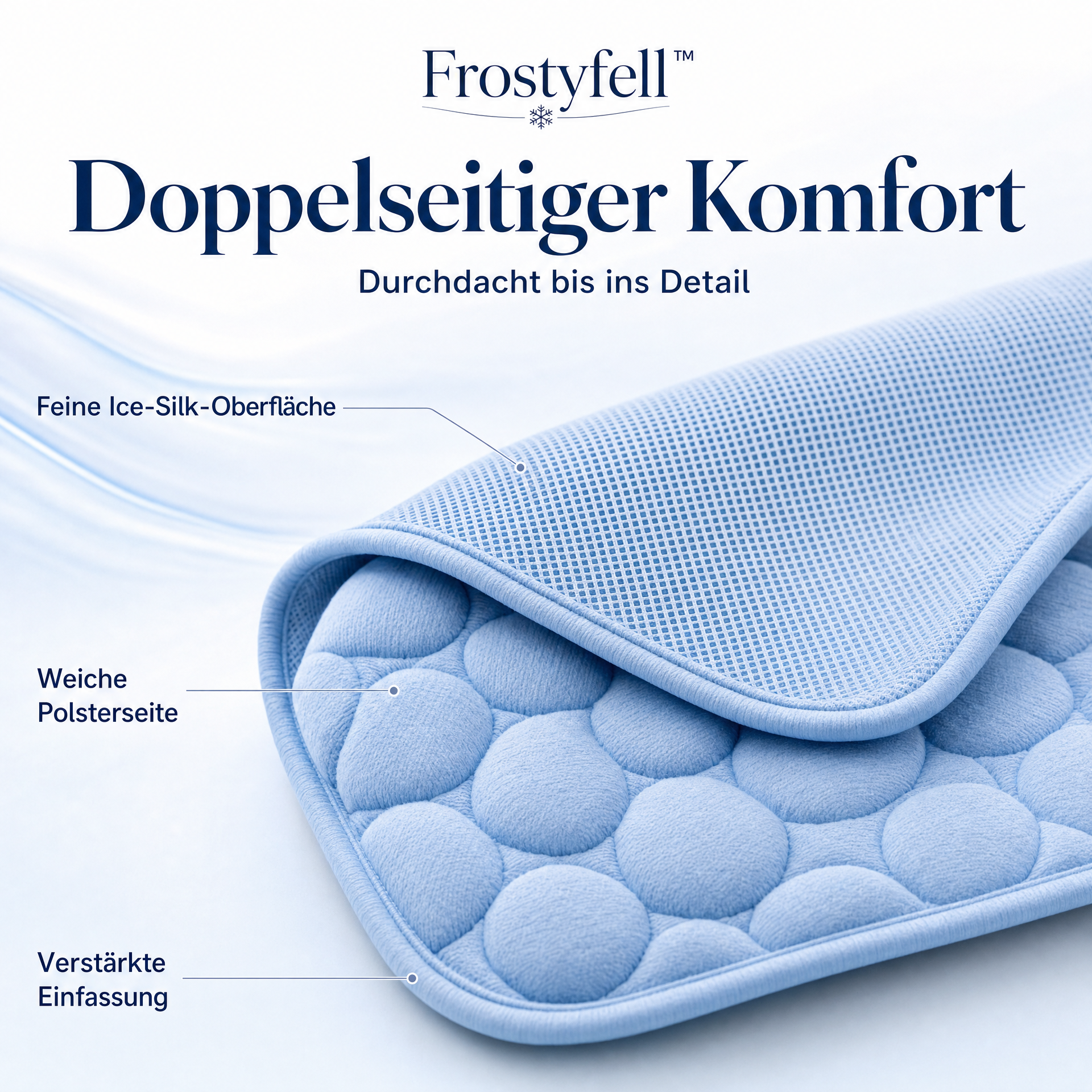 FrostyFell Selbstkühlende Kühlmatte für Hunde